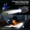 Solar-Powered Emergency Radio with Flashlight and Hand-Crank Generator