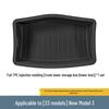 Eco-Friendly TPE Floor Mats for 2023 Tesla Model 3 - All-Weather Piano Style