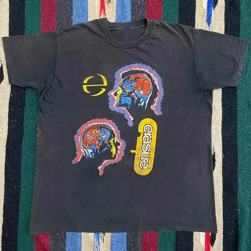 Erasure Gift For Family Black T-Shirt Cotton All Size S-5XL QA721 Unisex T-Shirt XXL