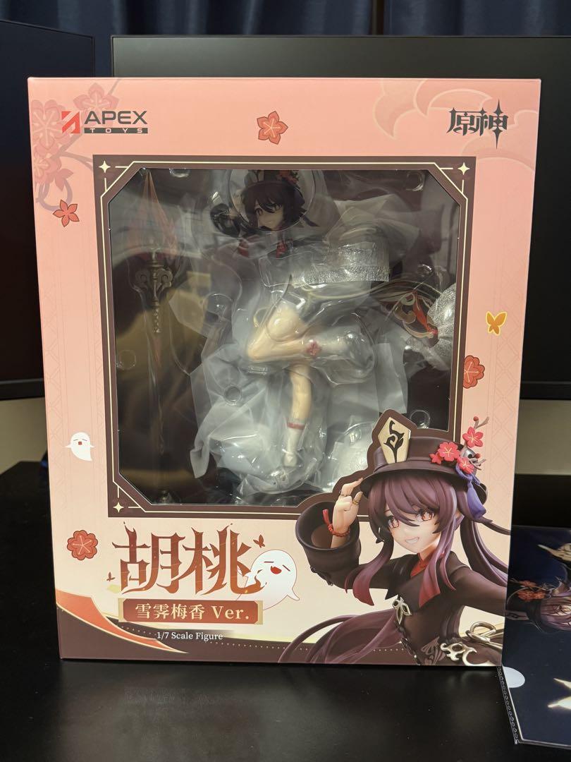 

[USED] Genshin Impact Walnut Snow Clear Plum Fragrance Ver. Figure 1/7 Scale with Bonus File