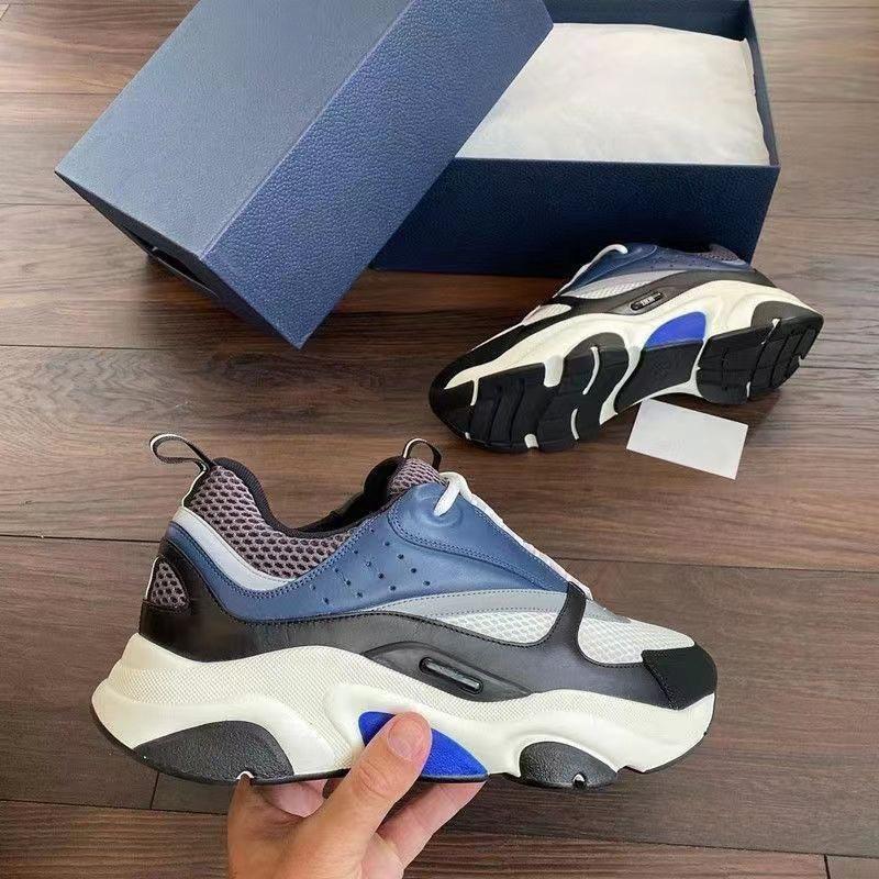 European Station B22 Sports Shoes Fashionable Comfortable Lightweight Casual Shoes Thick Soled Night Light Dad Shoes Running Shoes Fashionable Trend