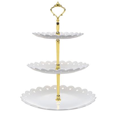 Suporte para cupcake de 3 camadas, bolo, sobremesa, evento de casamento, placa torre de exibição, novo
