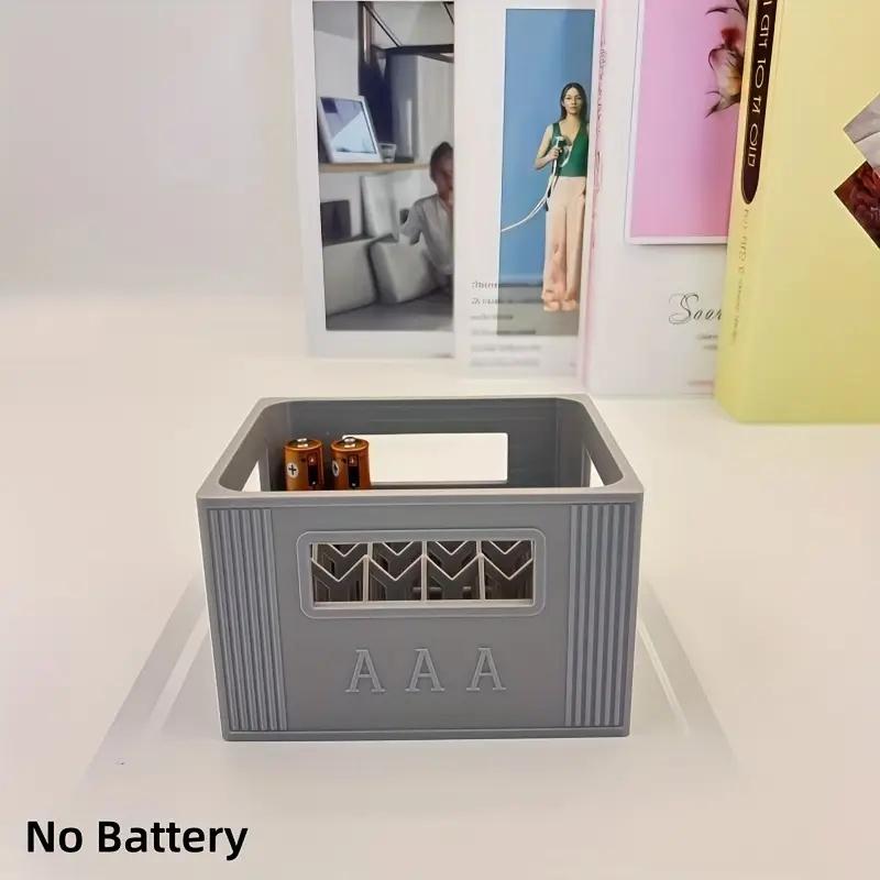 Stackable 3D-Printed Battery Storage Box for AA/AAA, 30/20 Compartment Large Capacity Home Organizer & Gift