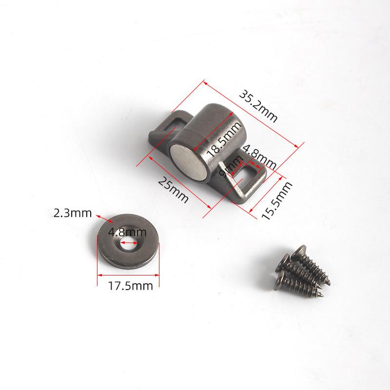 

Кухонный магнит для кладовой, дверной фиксатор для шкафа, магнитный мебельный дверной фиксатор, доводчик, мощный неодимовый магнит, защелка 1pcs