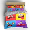Cartoon Monster Decor Set Multiple Sizes Kid'S And Adults' Bedroom Exquisite 3Pc Bedding Set, Gift