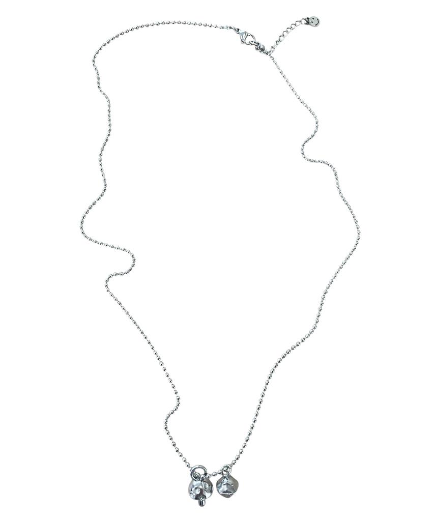 Sk8Er Rock Pick Mushrooms Ball Chain Necklace ((Striel))
