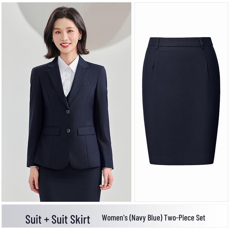 Professional Suit Sets: Women's Jackets & Men's Formal Interview Wear for Hotel Managers and Business Companies