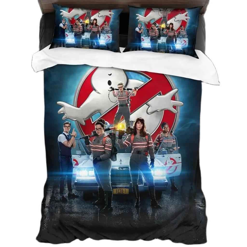 G-Ghostbusters Bedding Set 3D Printed Film Characters Cover Duvet for Adult Children Single Twin Full Queen King Size Bed Set