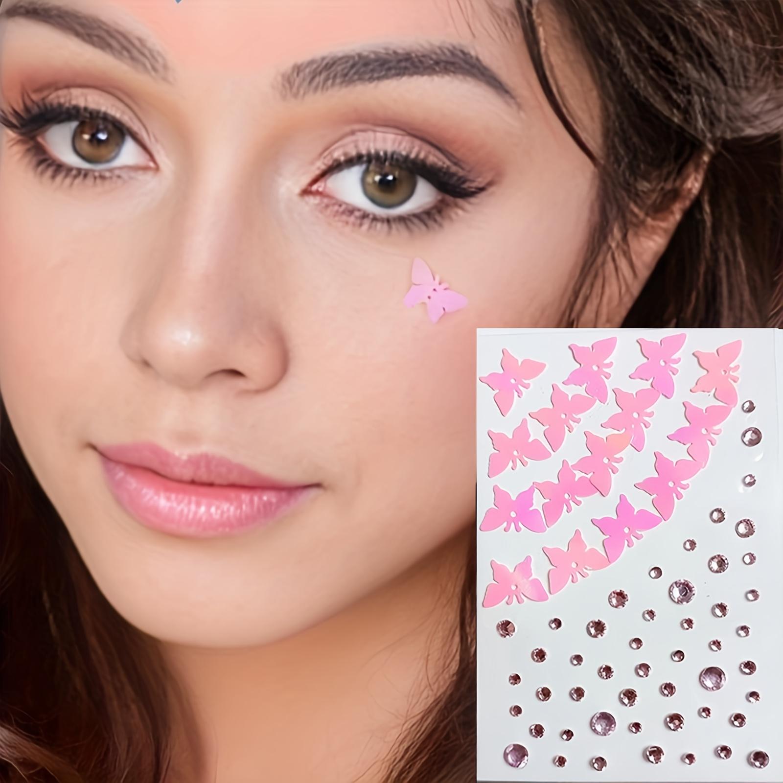 

Festive Butterfly and Shell Stickers for Face Decorating - Suitable for Daily Activities