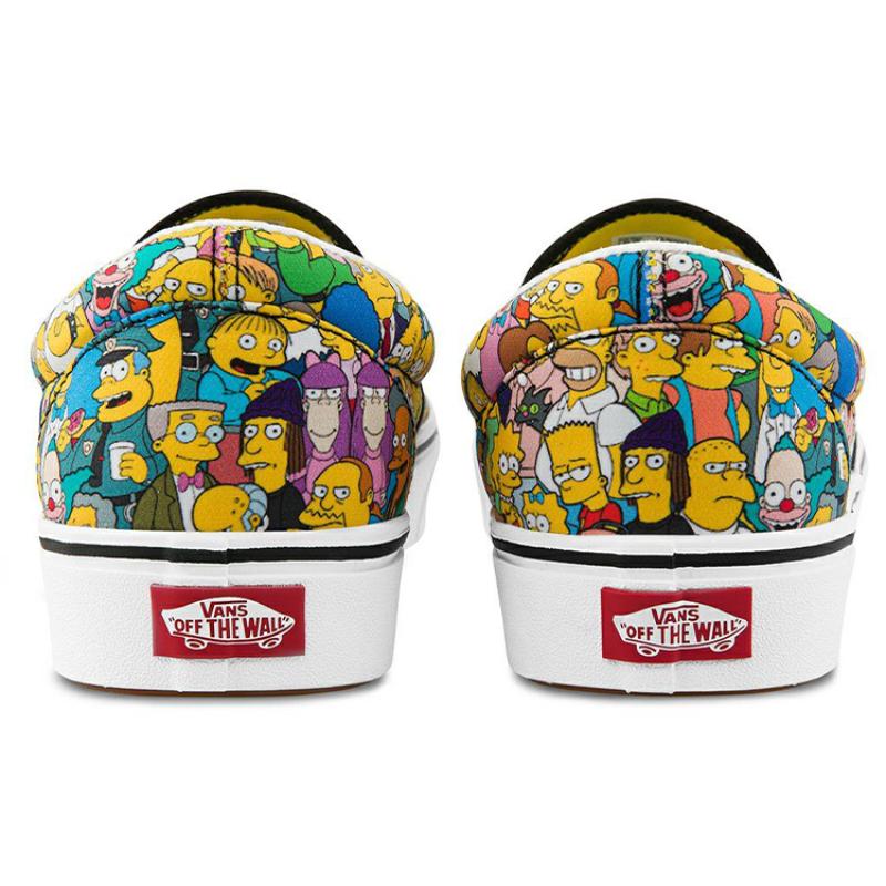 Vans The Simpsons X ComfyCush Slip On 'Springfield' Vans VN0A3WMD1TJ