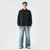 Mark Fairwhale Men's Waffle Knit Long-Sleeve Polo Shirt