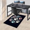 1PC Paw Prints Hearts Carpet Ultra Soft, Thick & Absorbent, Non Slip Machine Washable Mat for Entryway