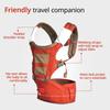 LuvLap Royal Hüftsitz Babytrage 4 Positionen Ergonomisches Design Verstellbare Träger Atmungsaktives Netz Für 6-24 Monate Orange