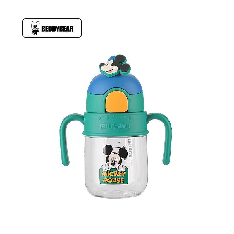 Kids  Mickey Mouse Straw Water Bottle