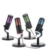 Game USB Microphone Desktop Microphone Condenser Podcast Compatible with PC Mobile Phone