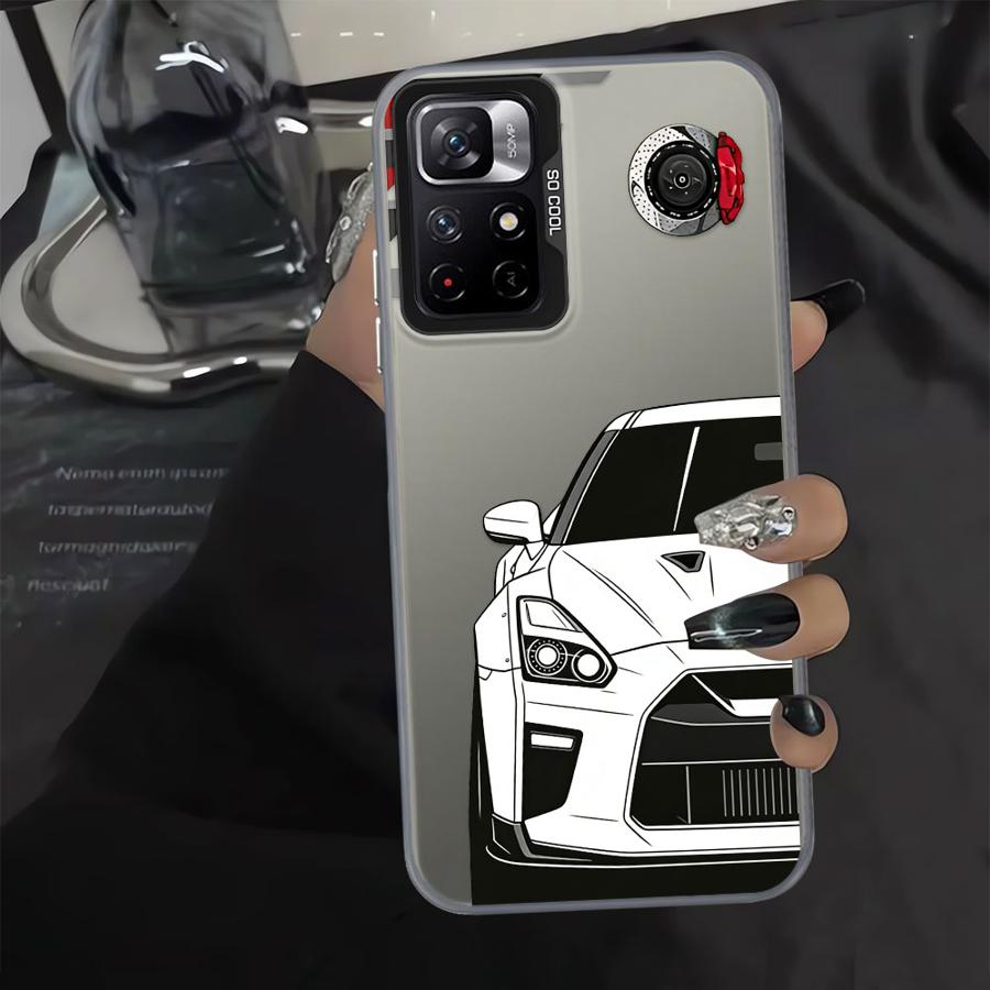 Case for Xiaomi Poco X3 NFC C50 C61 X3 Pro C51 Phone Cover JDM Sport Car