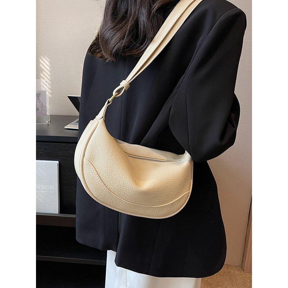 Niche design bag women's new texture summer one-shoulder crossbody bag commuter dumpling bag