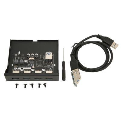 PCIE auf USB 3.0 PC-Frontplatte 4 Ports 5Gbps PCIE USB-Adapter unterstützt Hot Swap 3,5 Zoll USB3.0