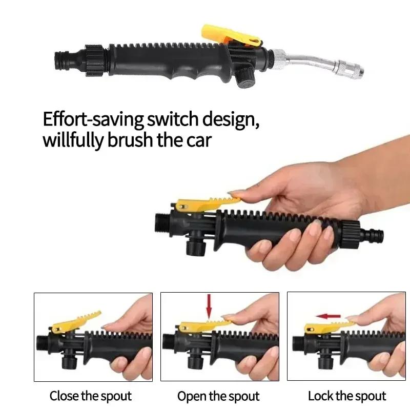 48cm Car Wax & Water Cleaning Gun – High-Pressure Washer for Car Detailing & AC Maintenance (Automotive Tool)
