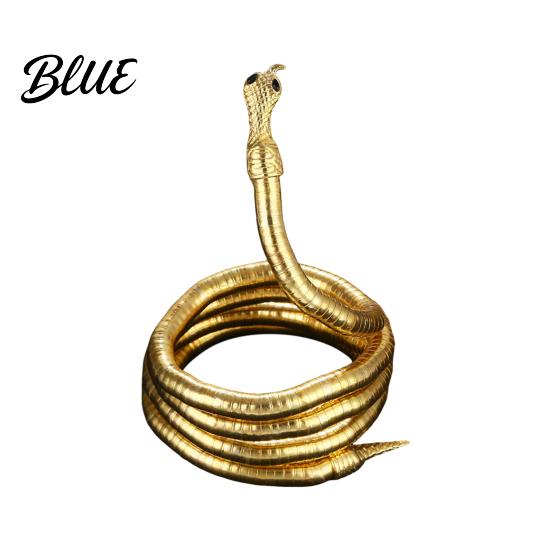 Collana a Tema Mistero Donna Serpente Forma di Serpente Flessibile Stile Neutro