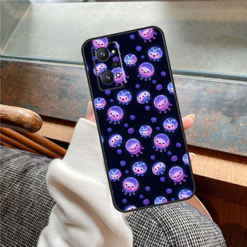 Magic Jellyfish Case For Realme 13 Pro Plus 11 12 14  C71 C75 C55 C51 C53 C25 C63 C61 C65 C67 GT6 GT7 15 Pro