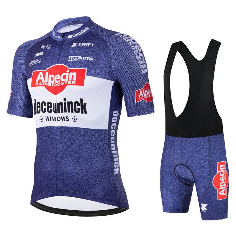 

2026 Alpecin Pro Team New Bicycle Short Sleeve Maillot Ciclismo Summer Breathable Cycling Clothing Sets Men Cycling Jersey Suit M