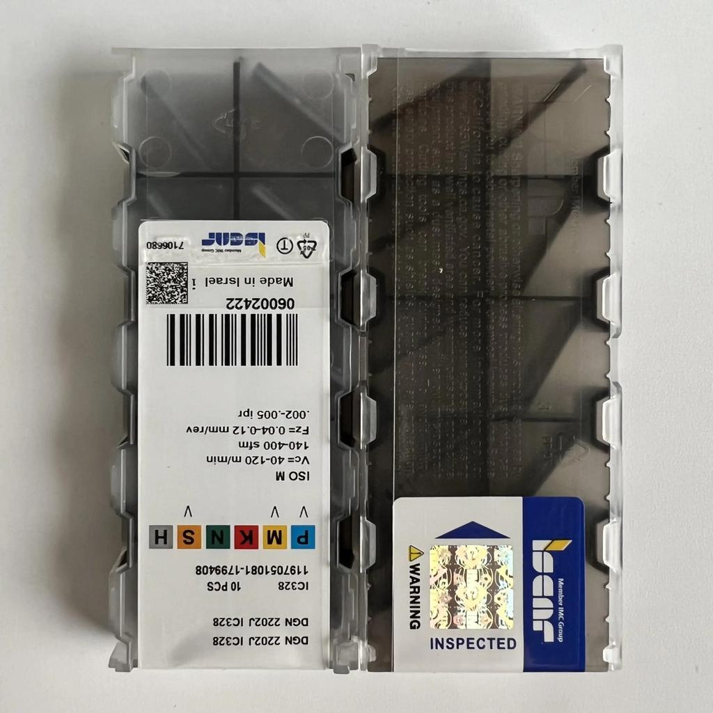 ISCAR / DGN2202J IC328 /Industrial Indexable Carbide Inserts 10 PCS