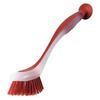 3Pcs Multipurpose Cleaning Brushes With Nonslip Suction Cups Extended Handle Design Colorful Home Cleaning Accessories