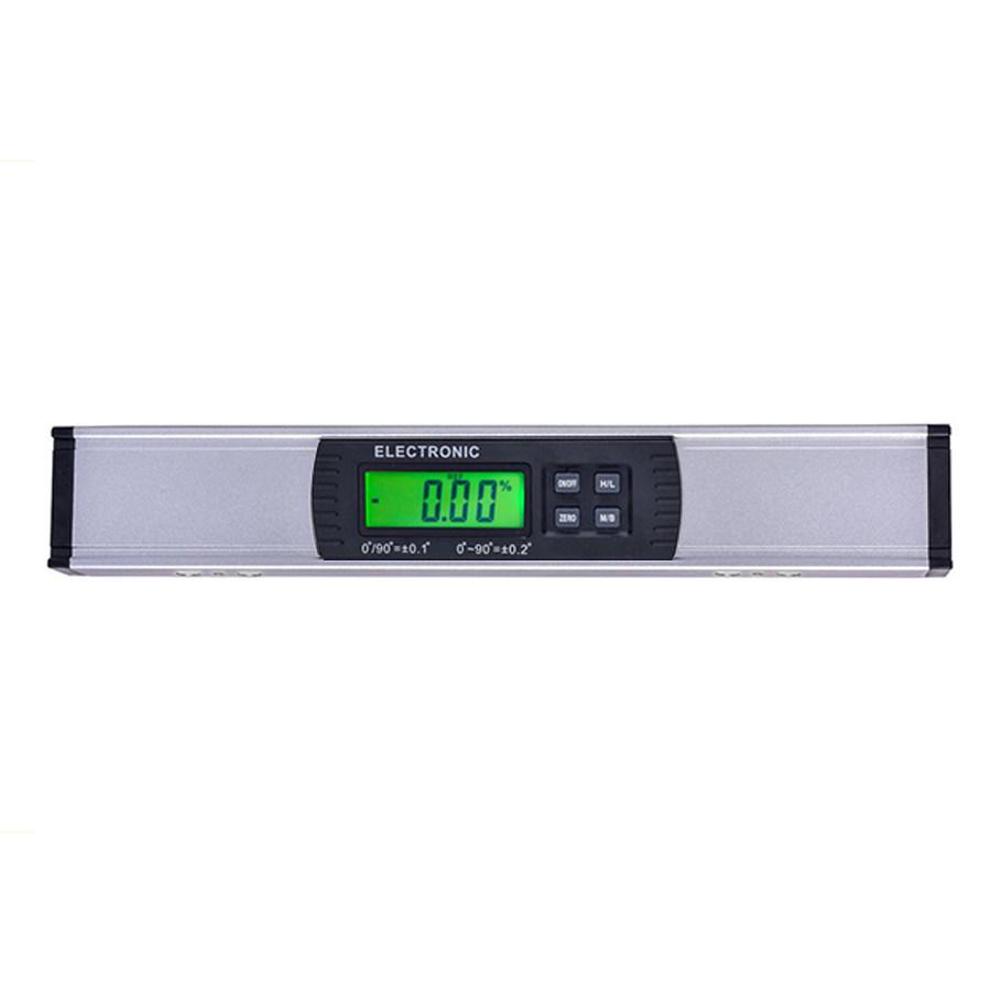 Digital Magnetic Angle Finder & Inclinometer with LCD Display - 400mm Aluminum Alloy