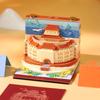 4 Types Chinese 3d Calendar Notepad Magic Castle 3d Calendar 3d Artistic Note Paper Cubes Memo Gift 2026 Pad Birthday Notepad