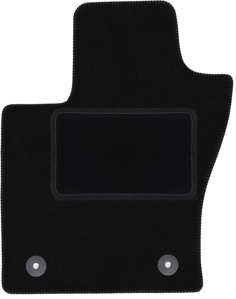 Driver's mat black for: Fiat 500X II crossover (2018-)