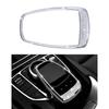 Catland Accessories Ornaments for W205 S205 W213 S213 X253 C253 C E GLC Class Interior Decoration Touchpad Zinc Alloy Rhinestone Luxury DIY Silver