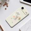 For iPhone 17 Air Case Sketch Leaves Pattern Printing Straight Edge TPU Phone Back Cover