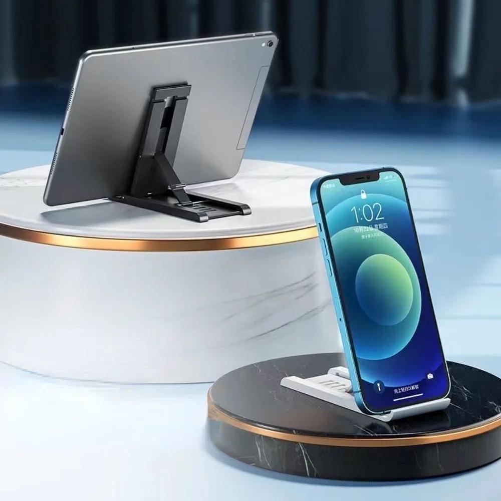 Lazy Flat Panel Bracket Multifunctional Desktop Storage Stand Phone Bracket for Iphone Xiaomi Samsung Phone Mount Tablet Support