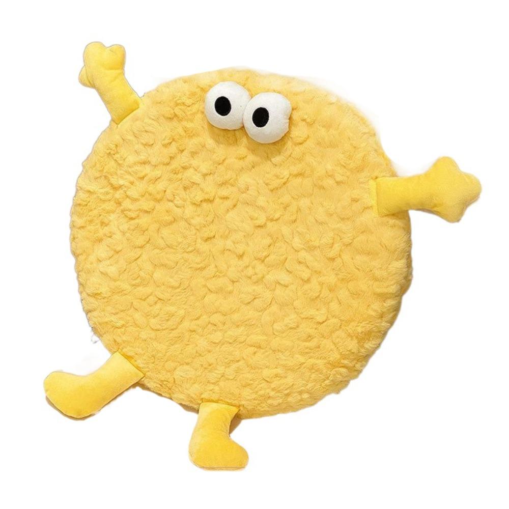 

Круглая подушка для сиденья, мягкая подушка для пука, коврик для стула для сидячего образа жизни, классная комната жёлтый