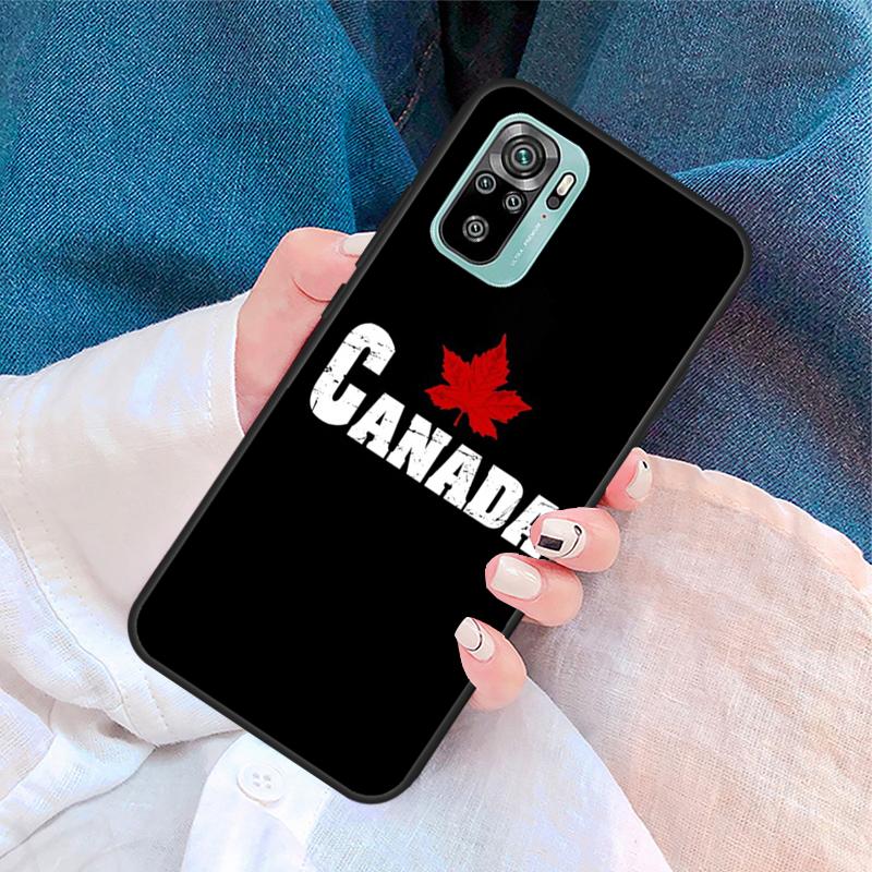 Canada Canadian Flag Case For Xiaomi Redmi Note 11 10 9 8 12 Pro Plus 9S 10S 11S 12S Cover For Redmi 12C 10 9 C