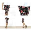 Leggings Pants for Women Rose Pattern Shorts Summer Korea Fashion