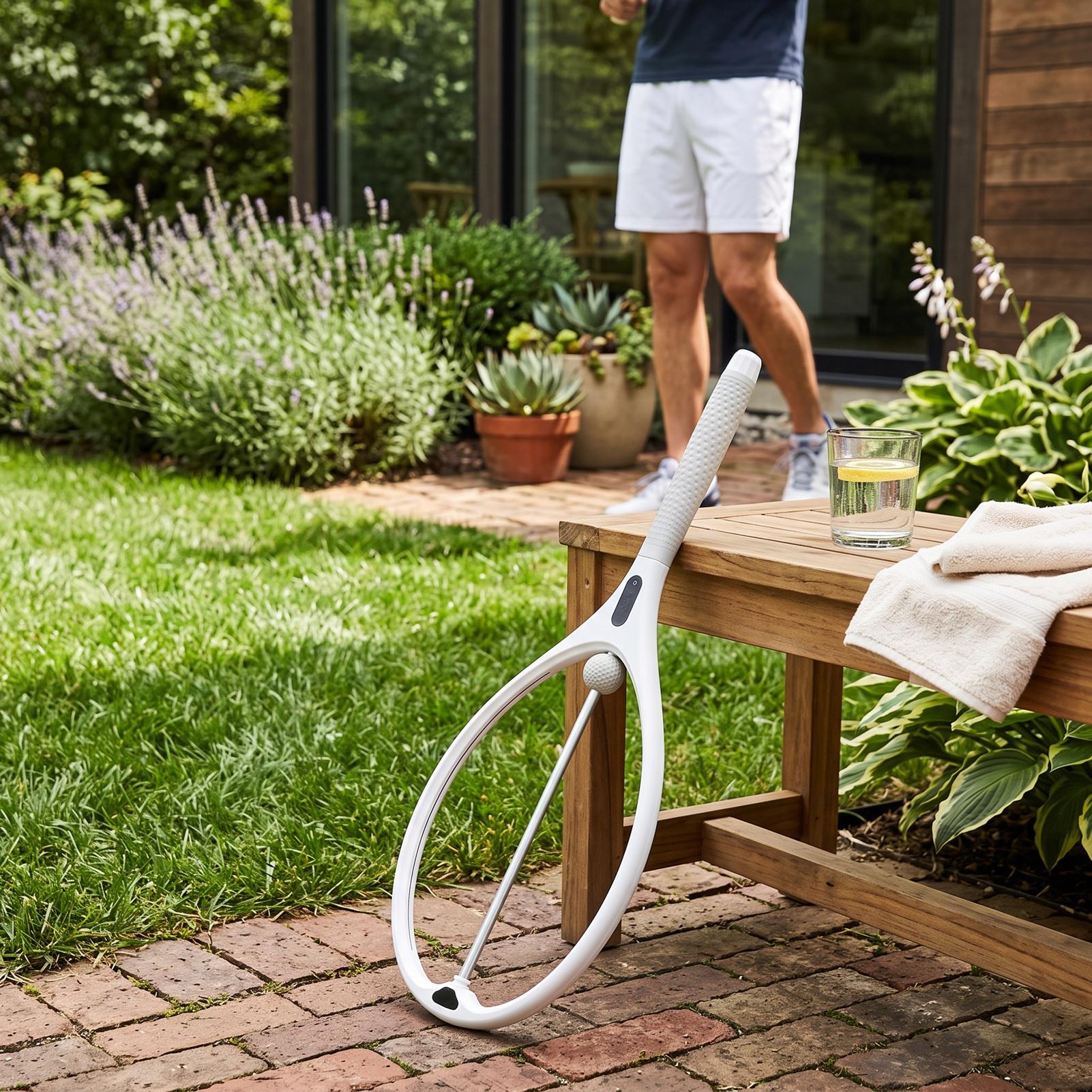 Tennis Trainer Racket with Stroke Counter