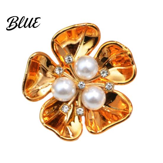 Photo Shoot Accessories Flower Cufflinks Faux Pearl Rhinestone Button Covers