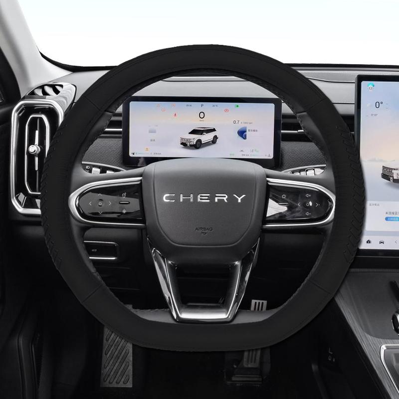 For Chery Jaecoo J7 2023-2025 Steering Wheel Cover All-season Breathable Personality Automobile Modification Supplies