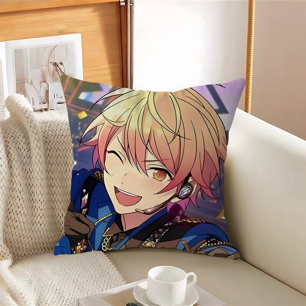 TenmaS T-Tsukasa Cartoon Pillow Case Removable Washable Cushion Cover – All-Season Soft Linen