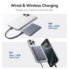 Baseus Card Magnetic Wireless 20W Fast Charging Power Bank 5000mAh Apple 16/15/14 Huawei Xiaomi Phone