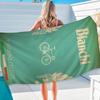 B-Bianchi LOGO Asciugamano da Spiaggia in Microfibra Assorbente Asciugatura Rapida Morbido Yoga Nuoto Resort Arrampicata Asciugamano