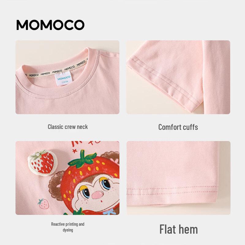 MOMOCO Girls' Summer Graphic T-Shirt