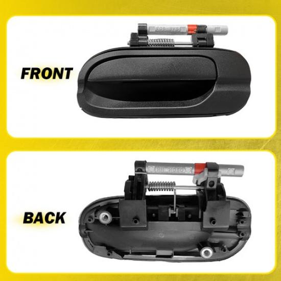2x Left Front&Rear Exterior Door Handle For 2000-2006 Nissan Sentra 806076Z603