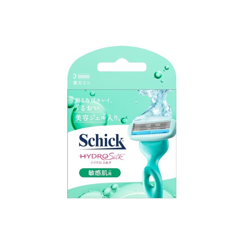 Schick Hydro Silk Replacement Blades for Sensitive Skin (3-pack) - Women's Razor