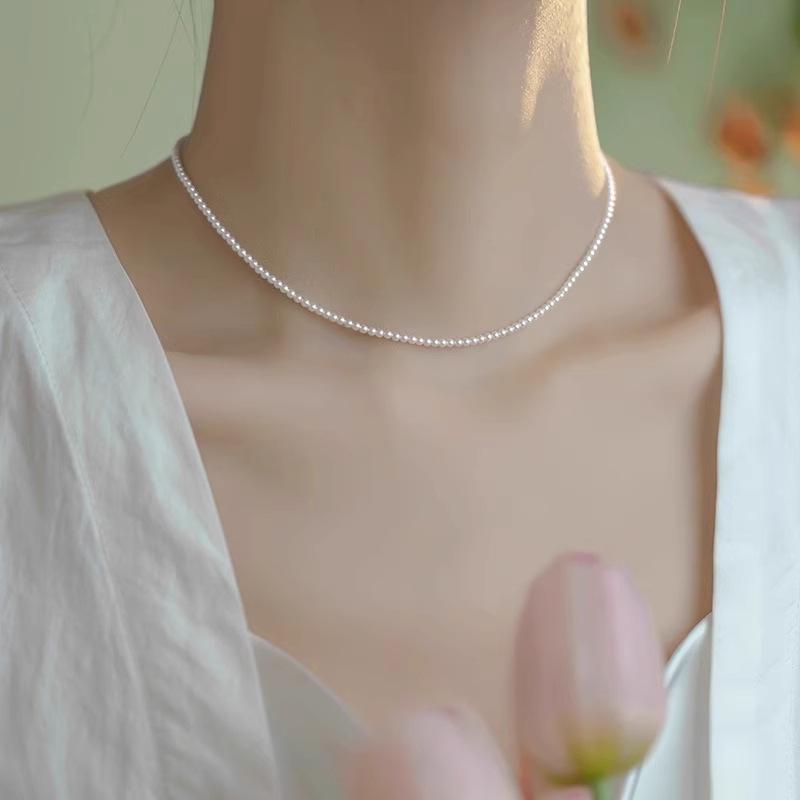 Aurora Freshwater Pearl & Millet Bead Clavicle Necklace - High-End, Natural, Versatile Design