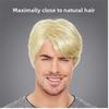 Vyriškas šviesiaplaukis mados perukas