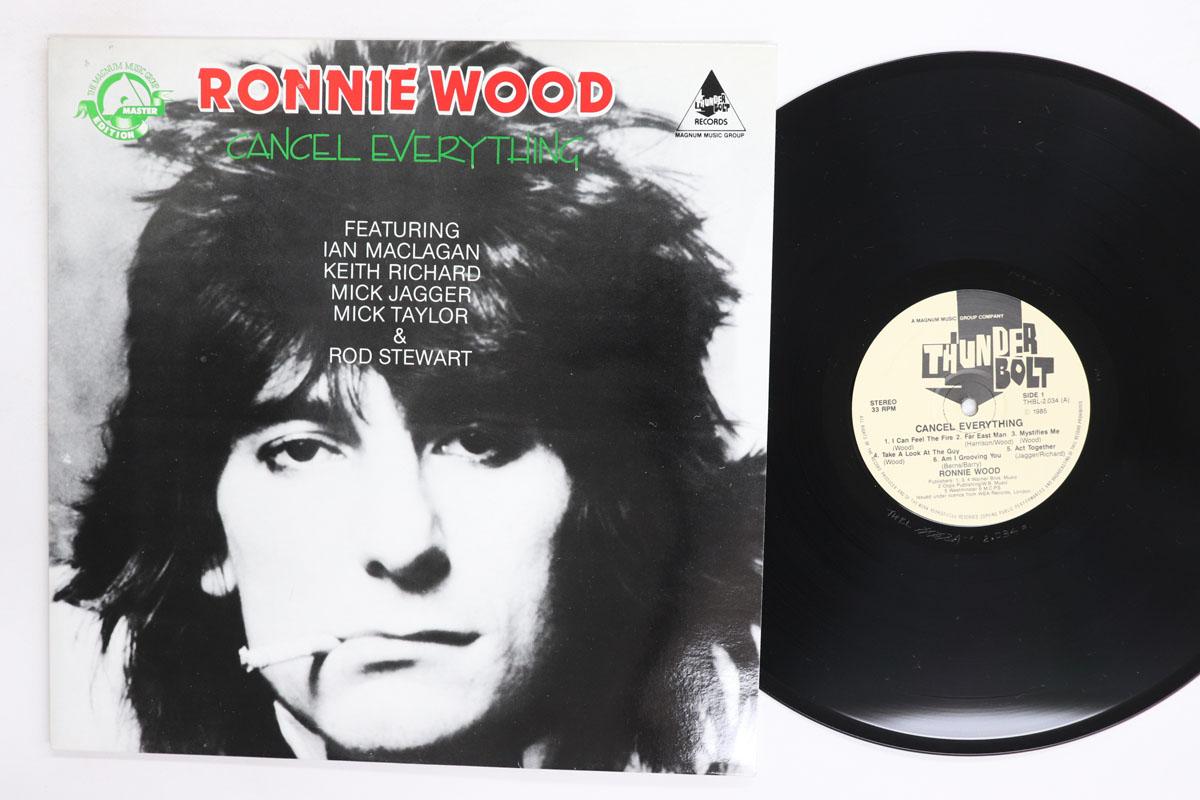 Виниловая пластинка RON WOOD Cancel Everything THBL2034 THUNDERBOLT 1985 UK Rock Б/у