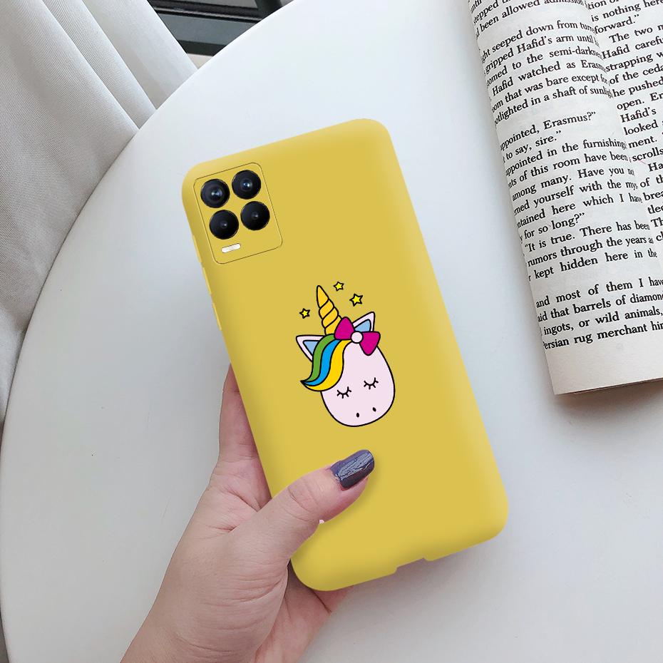 For Oppo Realme 8 Pro Case Cute Painted TPU Silicone Shockproof Soft Back Phone Cover for Realme 8 Pro Global Version 6.4" Case